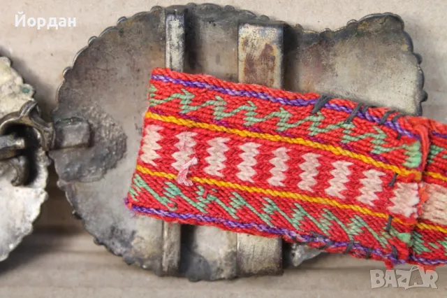 Възрожденски сребърни пафти с живачна позлата, снимка 11 - Антикварни и старинни предмети - 49546928