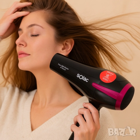 Сешоар Solac Fast, 2200 Légere – ултра лек и мощен, снимка 6 - Сешоари - 51895980