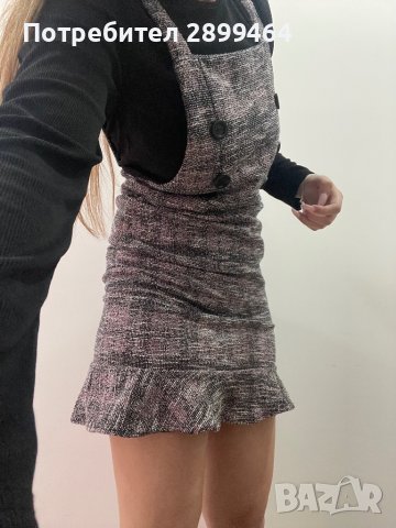 Блуза и рокля в комплект 2 в 1, снимка 5 - Рокли - 40536638