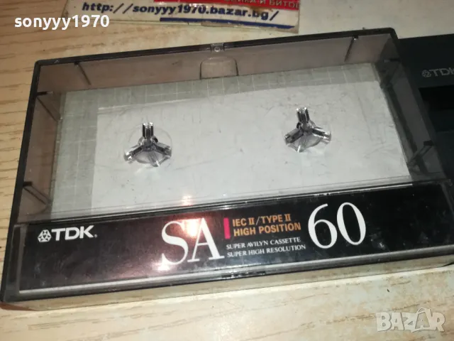 TDK SA60 TAPE MADE IN JAPAN 1712242000, снимка 9 - Аудио касети - 48382960
