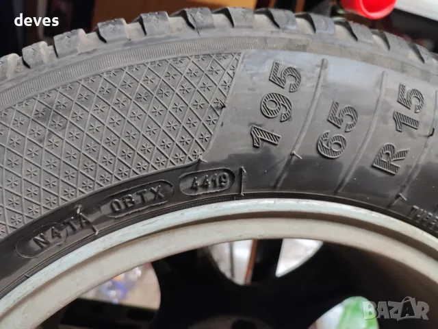 15" Зимни гуми с джанти Fondmetal, снимка 4 - Гуми и джанти - 49169150