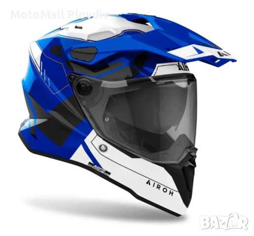 Каска Commander 2 Reveal Blue Gloss, снимка 2 - Аксесоари и консумативи - 51682645