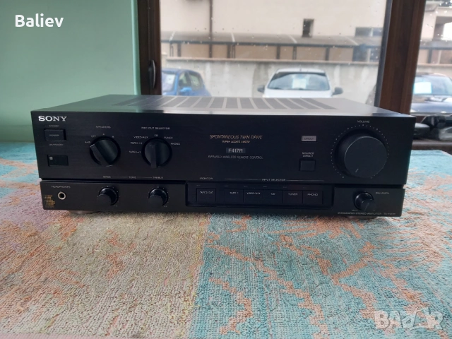 SONY F417R Стерео усилвател , снимка 2 - Ресийвъри, усилватели, смесителни пултове - 53031465