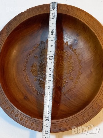 Немска дърворезбована чиния , снимка 6 - Декорация за дома - 37690705