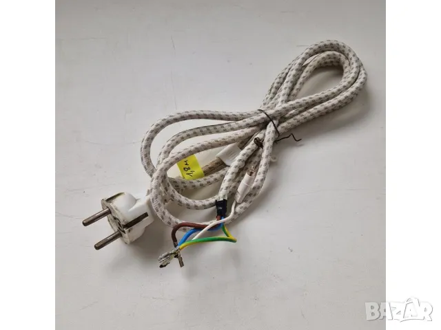 Захранващ кабел 1.8 м, 3x0.75 мм², мед, 16 A