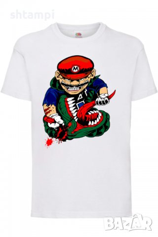 Детска тениска Mario VS Monster,Игра,Изненада,Подарък,Празник,Повод, снимка 9 - Детски тениски и потници - 37436340
