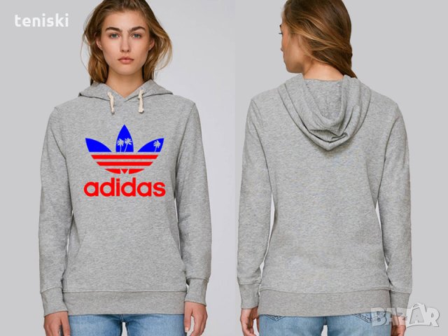  Качествени Суичъри ADIDAS принт,Цветове и размери, снимка 4 - Суичъри - 31372472