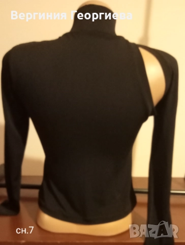 Блуза с пайети, блуза с ламе, тънко поло и други леки блузи, снимка 7 - Блузи с дълъг ръкав и пуловери - 52095829