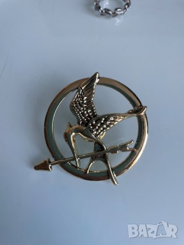 🏹 🕊️ The Hunger Games Брошка - лого на игрите на глада - сойка присмехулка, снимка 13 - Други - 43941893