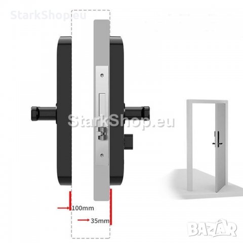 Умна брава с пръстов отпечатък и wifi TUYA, снимка 5 - Други стоки за дома - 39972427