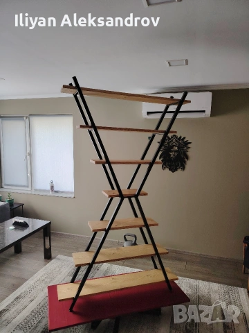 Х-образна етажерка, снимка 3 - Етажерки - 53005878
