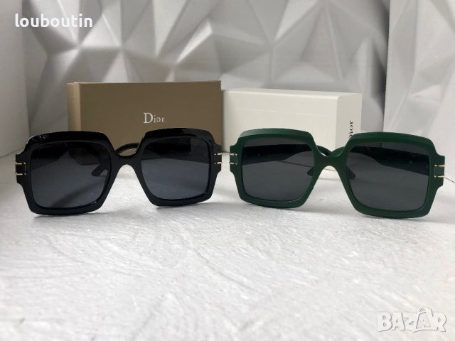 Dior 2023 дамски слънчеви очила квадратни, снимка 13 - Слънчеви и диоптрични очила - 40593536