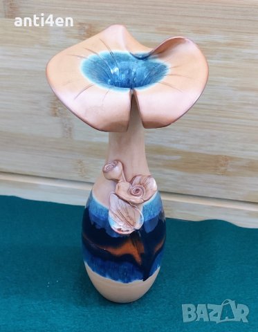 Стара керамична ваза, снимка 1 - Вази - 33665742