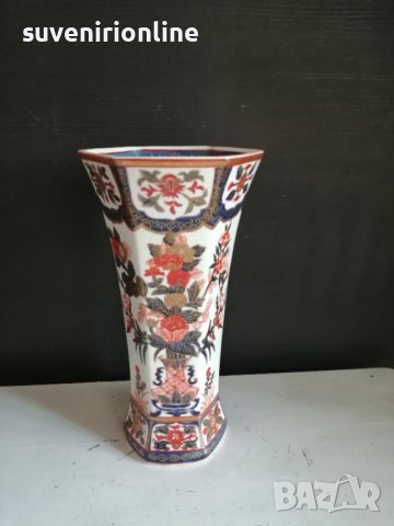 декоративен комплект стар японски порцелан с печат, снимка 9 - Антикварни и старинни предмети - 40591265