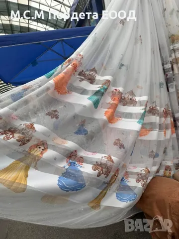 Плат за детски пердета , снимка 6 - Пердета и завеси - 50234274