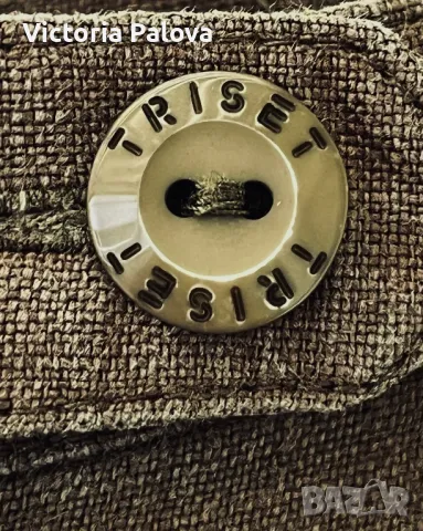 Модерен ленен панталон TRISET, снимка 4 - Панталони - 49810990