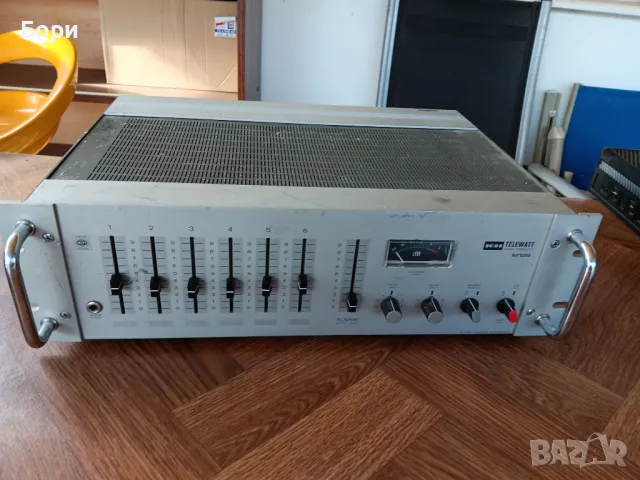 Усилвател/миксер Telewatt M 126 -16кг, снимка 6 - Ресийвъри, усилватели, смесителни пултове - 48099639