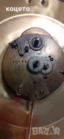 Френски стенен часовник "FARCOT", снимка 2 - Антикварни и старинни предмети - 43845217