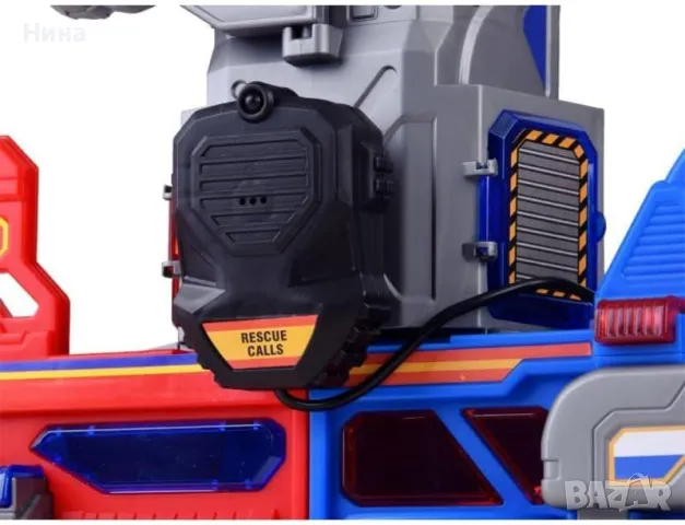 Детска играчка City Action - пожарна и полицейска станции и 6 машини в куфар с удобна дръжка 🎁🚒🚔, снимка 7 - Коли, камиони, мотори, писти - 48304682