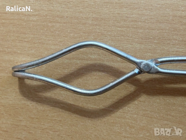 Лабораторна щипка за тигли, снимка 3 - Антикварни и старинни предмети - 53090379