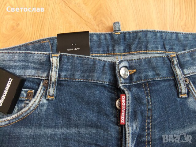 Dsquared Slim Jeans дънки размер - 50, снимка 6 - Дънки - 37966916