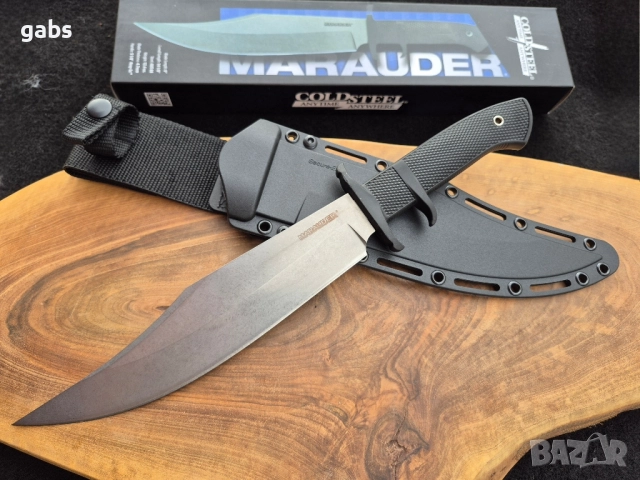 Боен нож COLD STEEL MARAUDER с тактическа кания Kray-Ex, снимка 2 - Ножове - 52008656