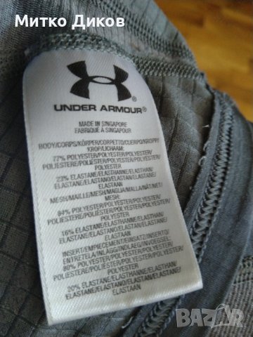 Under Armour маркова спортна тениска метал компресион размер ХЛ, снимка 8 - Тениски - 37469855