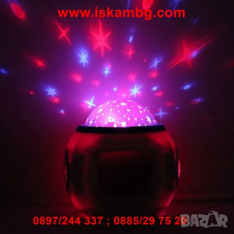 Музикален часовник с прожектор за звезди - 1038, снимка 14 - Други стоки за дома - 26989619