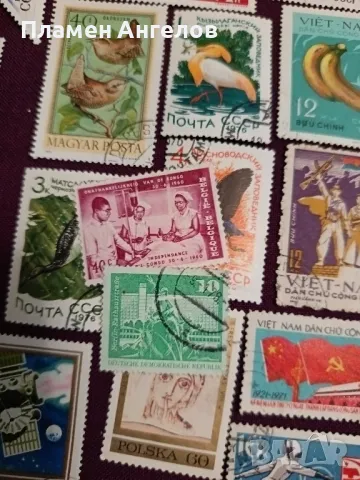 Лот от стари марки от различни страни. , снимка 2 - Филателия - 48154624