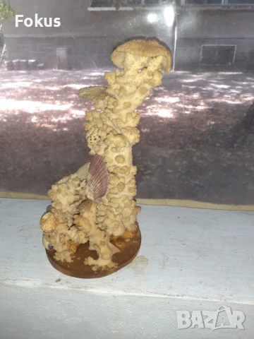 Статуетка от натурален бял корал, снимка 6 - Антикварни и старинни предмети - 53457098