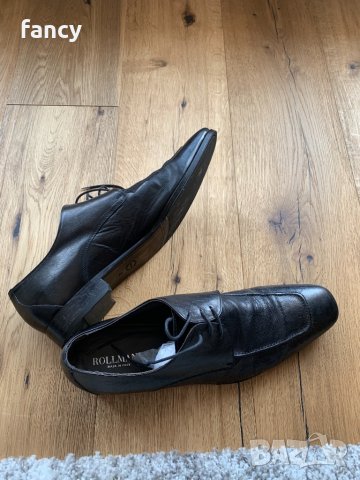 Елегантни черни обувки Rollmann, снимка 9 - Официални обувки - 32407844