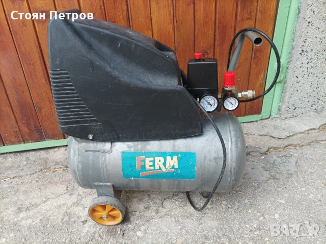 Компресор за въздух Ferm 24 литра 8 бара