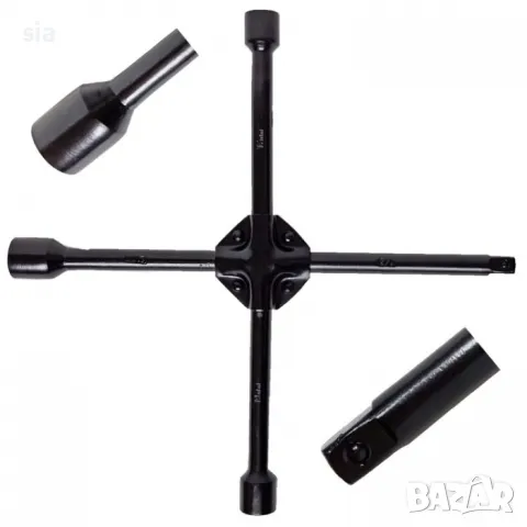 Ключ за джанти, Кръстачка, Усилен , 17-21мм и 1/2, снимка 3 - Аксесоари и консумативи - 47872368