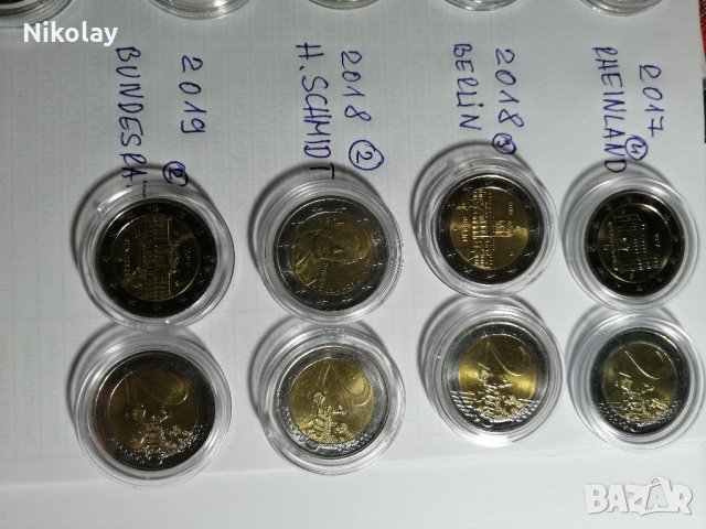 КОЛЕКЦИОНЕРСКИ 2 ЕВРОВИ МОНЕТИ 12 БР., НУМИЗМАТИЧЕН БОКС, снимка 3 - Нумизматика и бонистика - 27673774