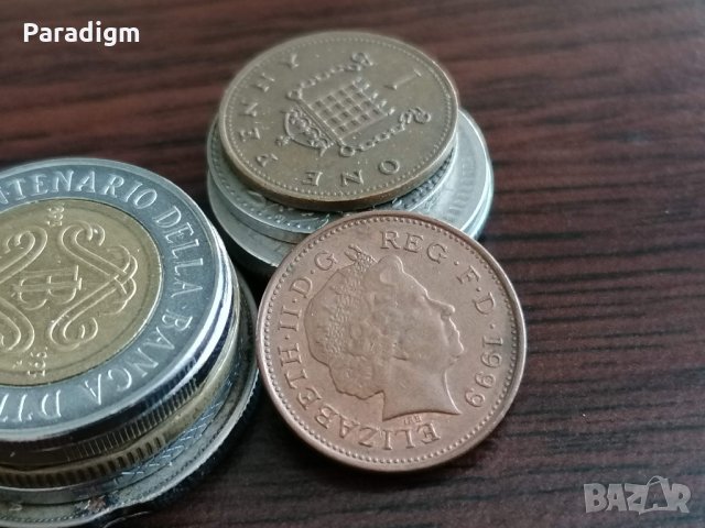 Монета - Великобритания - 1 пени | 1999г., снимка 2 - Нумизматика и бонистика - 35451130