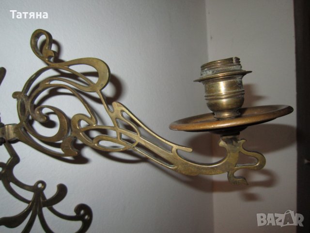 месингови  дръжки за врати  с опция заключване,СВЕЩНИЦИ И АПЛИК  ОТ МАСИВЕН МЕСИНГ, снимка 15 - Интериорни врати - 28891455