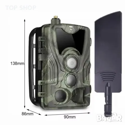 Ловна камера HC-801Pro с 4G 36 Mpx гледане видео на живо в APP, снимка 4 - Камери - 49115839