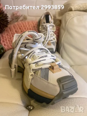 сникърси Долче и Габана 37*D&G Colour Block Lace-Up Sneakers, снимка 13 - Маратонки - 44871955