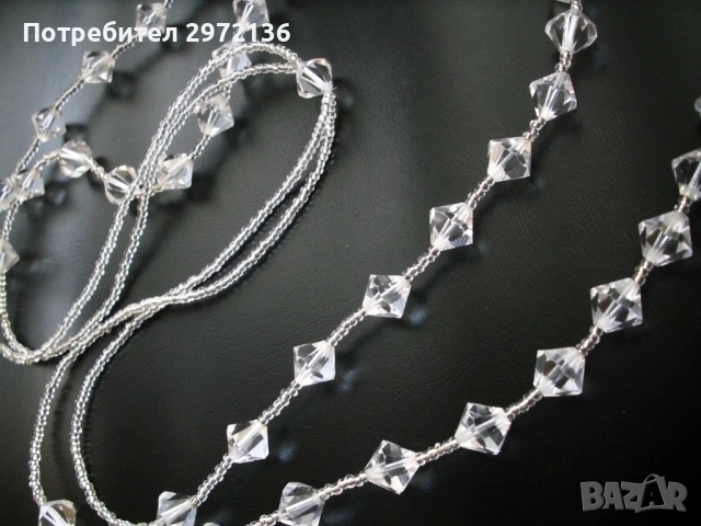 Колие огърлица чешки кристал, снимка 6 - Колиета, медальони, синджири - 53098519