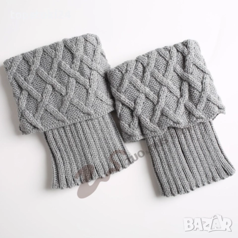 Плетени дамски чорапи, гети, снимка 8 - Други - 52641384