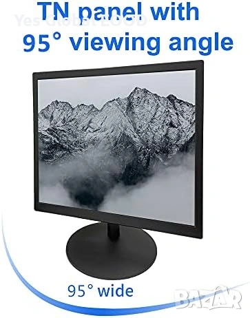 17" HD монитор 1280x1024 VGA/HDMI 75Hz VESA, снимка 3 - Монитори - 53604374