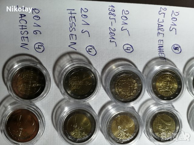 КОЛЕКЦИОНЕРСКИ 2 ЕВРОВИ МОНЕТИ 12 БР., НУМИЗМАТИЧЕН БОКС, снимка 4 - Нумизматика и бонистика - 27673774