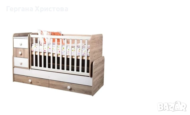 Бебешко легло - БЕБЕШКО ЛЕГЛО-ЛЮЛКА 60X120 СМ, снимка 1