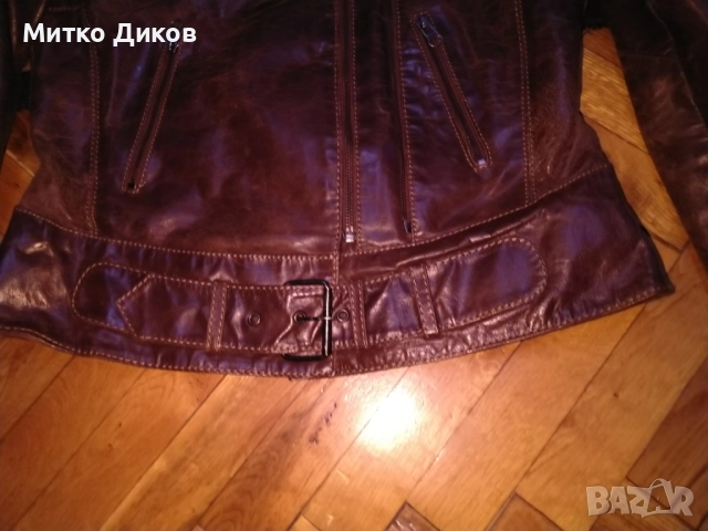Maze немско рокрско яке женско с цип две позиции марково естествена кожа размер ХЛ като ново, снимка 5 - Якета - 52458385