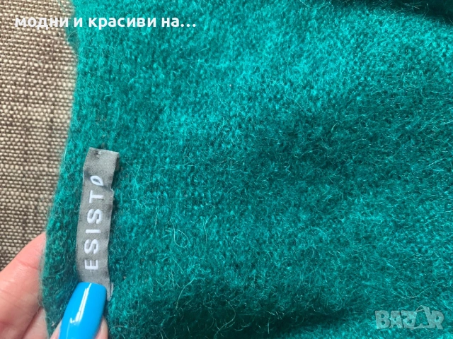 Дамска жилетка Esisto, кид мохер и бейби алпака, снимка 7 - Жилетки - 53054273