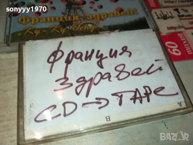франция здравей ку-ку бенд-касета 3103251442, снимка 7 - Аудио касети - 49709968