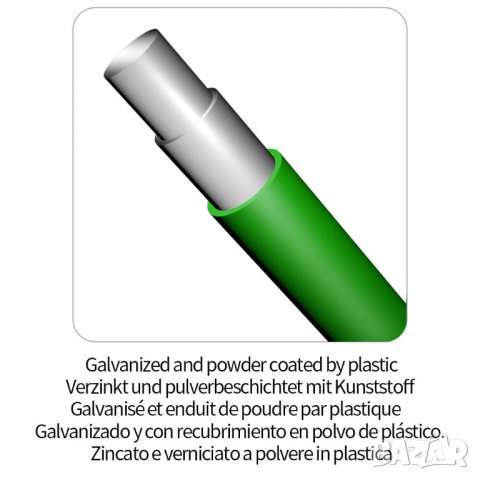 6 броя универсална градинска тел с ПВЦ покритие DA031, снимка 2 - Огради и мрежи - 38931923
