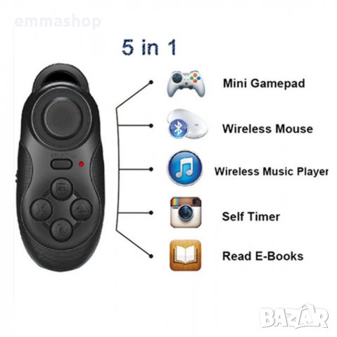 5 в 1 безжичен джойстик за Андроид iPhone PC и други устройства.  1.	Описание: Супер удобно и модерн, снимка 8 - Калъфи, кейсове - 16323211