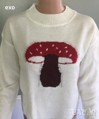 Дамски пуловер, Красив пуловер, Ефектен пуловер, снимка 2 - Блузи с дълъг ръкав и пуловери - 43255652