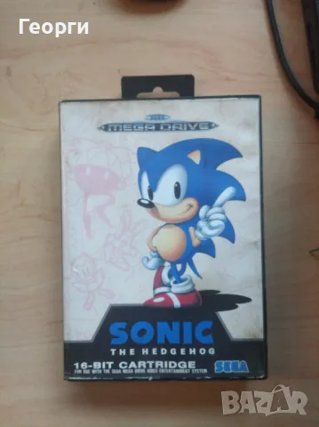 sonic the hedghog за sega mega drive